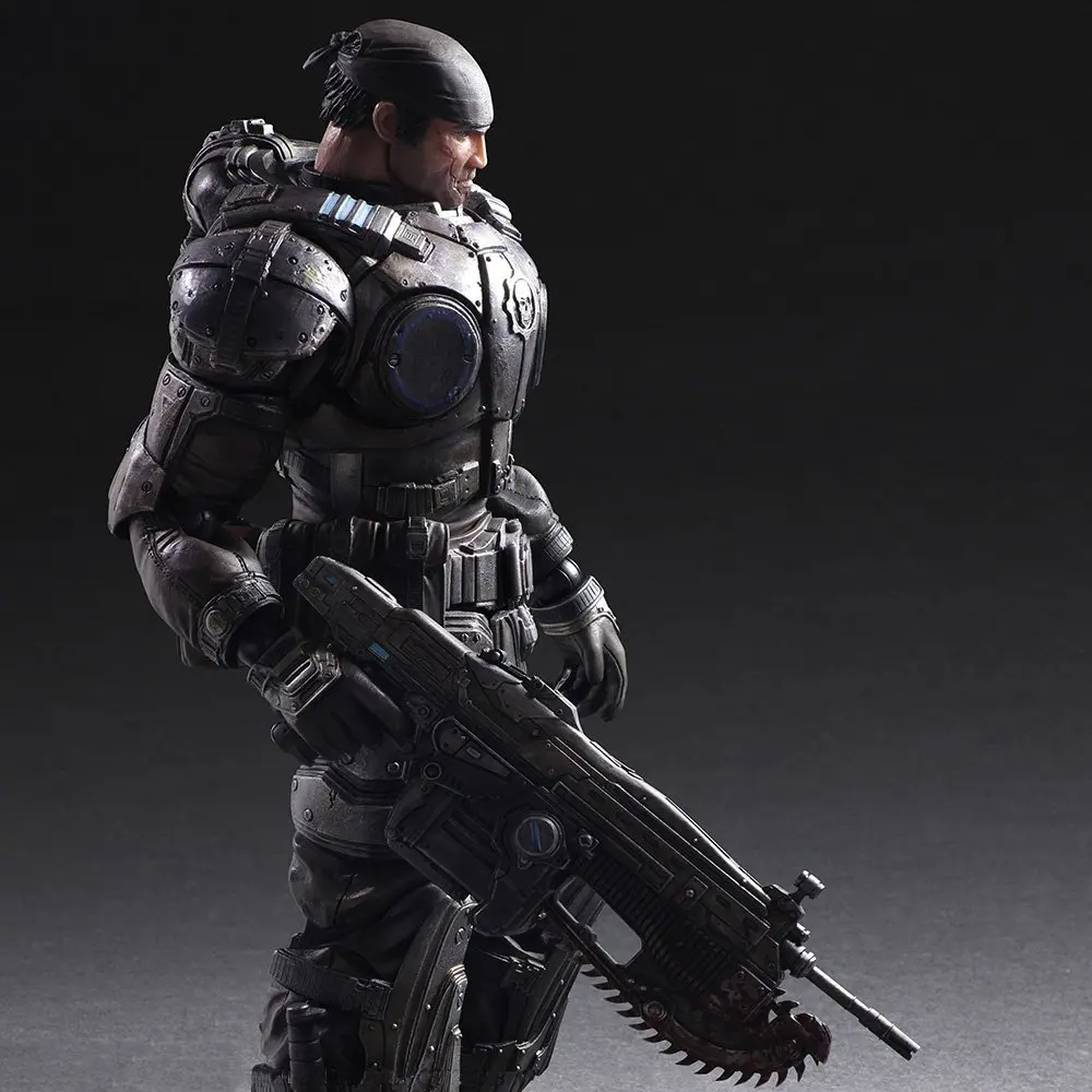 Играть Искусство Kai игра Gears of War 3 Маркус Fenix полная фигурка brinquedos персонаж Playarts Коллекция Модель игрушки