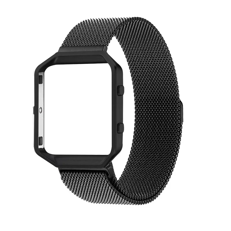 Milanese Loop Нержавеющая сталь ремешок для Fitbit Blaze полосы магнит замок ремешок Браслет для Fitbit Blaze Смарт-часы для фитнеса