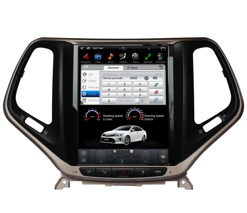 Sale 10.4" Tesla Style Android 7.1 Car Player GPS Navigation for Jeep Cherokee 2014 2015 2016 with Radio Bluetooth USB Stereo 4 Sale 10.4" Tesla Style Android 7.1 Car Player GPS Navigation for Jeep Cherokee 2014 2015 2016 with Radio Bluetooth USB Stereo 4