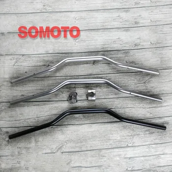 

810mm 28MM Fat Vintage Motorcycle Variable Diameter handle bar with Clamp 6061 Aluminum alloy bar tubes