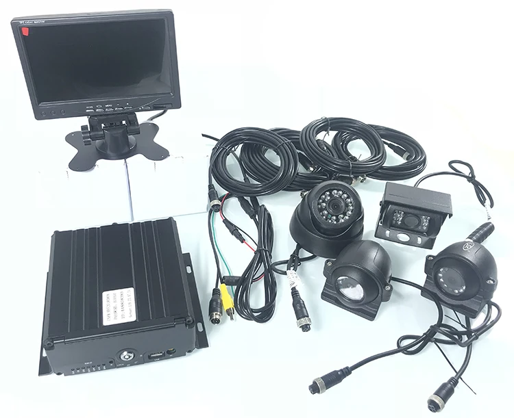 Locais de Alta-definição 4-canal de Áudio e Vídeo Kit de Monitoramento de Veículo de Engenharia Caminhão Saneamento Ônibus Ahd960p - 720 p 17 monitoramento de veículo de engenharia saneamento caminhão ônibus