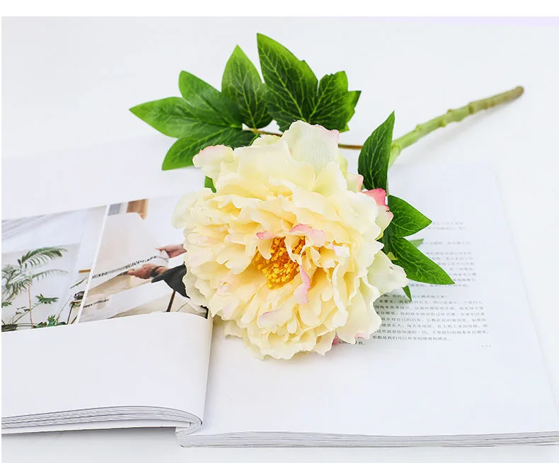 beige roses artificial peonies