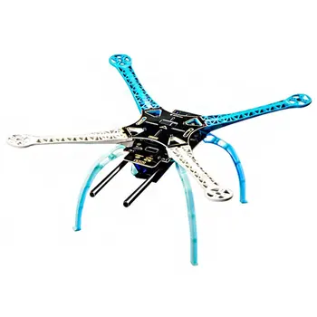 

ABWE S500 PCB Carbon Fiber 4-Axis Frame Kit Blue&White with Tall Landing Gear Skid for DJI F450 FPV Quadcopter Multi copter
