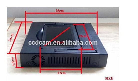 4CH 720P NVR с 7 дюймовым ЖК монитором 4 шт. 1 0 мегапикселя наружная Всепогодная ip камера