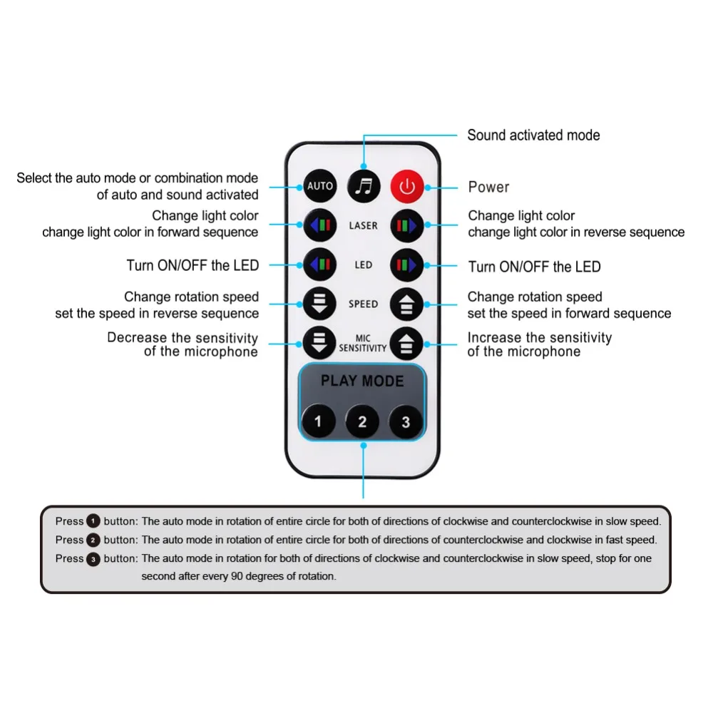 musical light projector 8