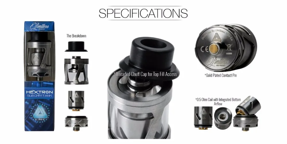 Limitless Hextron Sub ohm Tank-3