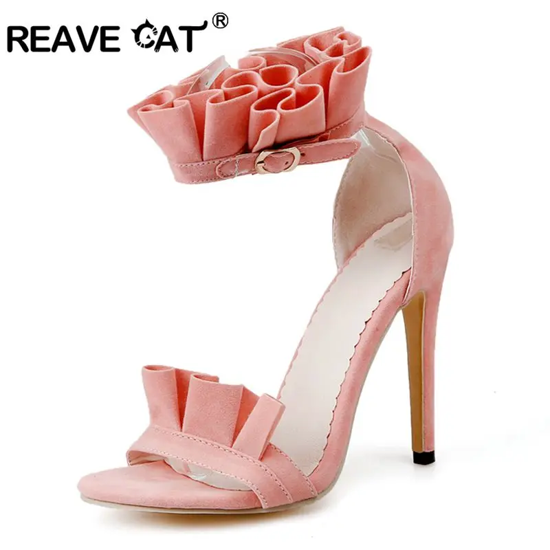 cat heel sandals