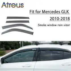 Atreus 1 компл. ABS Дождь дым окно козырек автомобиля Ветер Дефлектор для Mercedes GLK 300 200 260 2013-2018 аксессуары