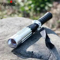 YUPARD тактический фонарь летучая мышь зум светодиодный XML-2 L2 Q5 фонарик для самообороны Факел Кемпинг 3 режима 18650 Перезаряжаемые Батарея или AAA