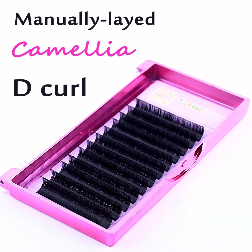 

3pcs Matte Manually-layed Camellia Eyelash Extensions 3D-6D Volume Blooming Eyelashes