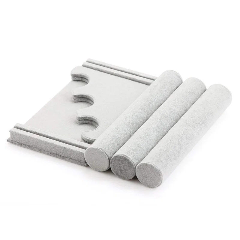 Triple Bracelet Holder Jewelry Display Stand Watch Bangle Bar Triple Bracelet Holder Jewelry Display Stand Watch Bangle Bar Necklace Storage Organizer Gray In Packaging From Accessories On