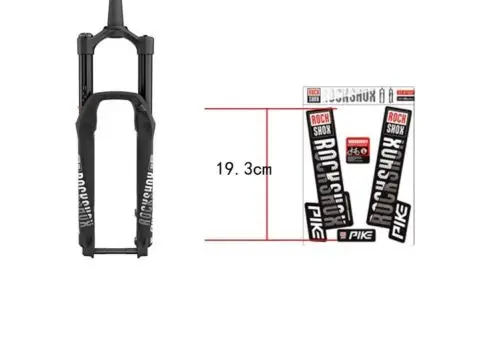2018 ROCK SHOX Щука MTB вилка наклейка для горного велосипеда передняя наклейка|Наклейки