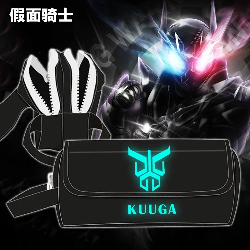 

Anime Pencil Case Kamen Rider Wizard Cosplay Student Zipper Pen Bag Cosmetic Bag High Capacity Stationery box