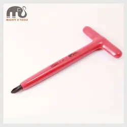 X-Сталь Изолированная электрик vde 175mml Т-образная ручка Отвёртки PH1 или PH2