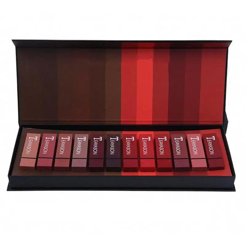 

12 Colors/set Lip Makeup Matte Lipstick Moisturizing Lipstick Pencil Soft Smooth Dirty Orange Pumpkin Nude Lip Matte Lipstick