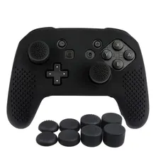 

Silicone Skin Protective Case With 2pcs Stick Grips Joystick Caps for Nintendo Switch Pro Controller