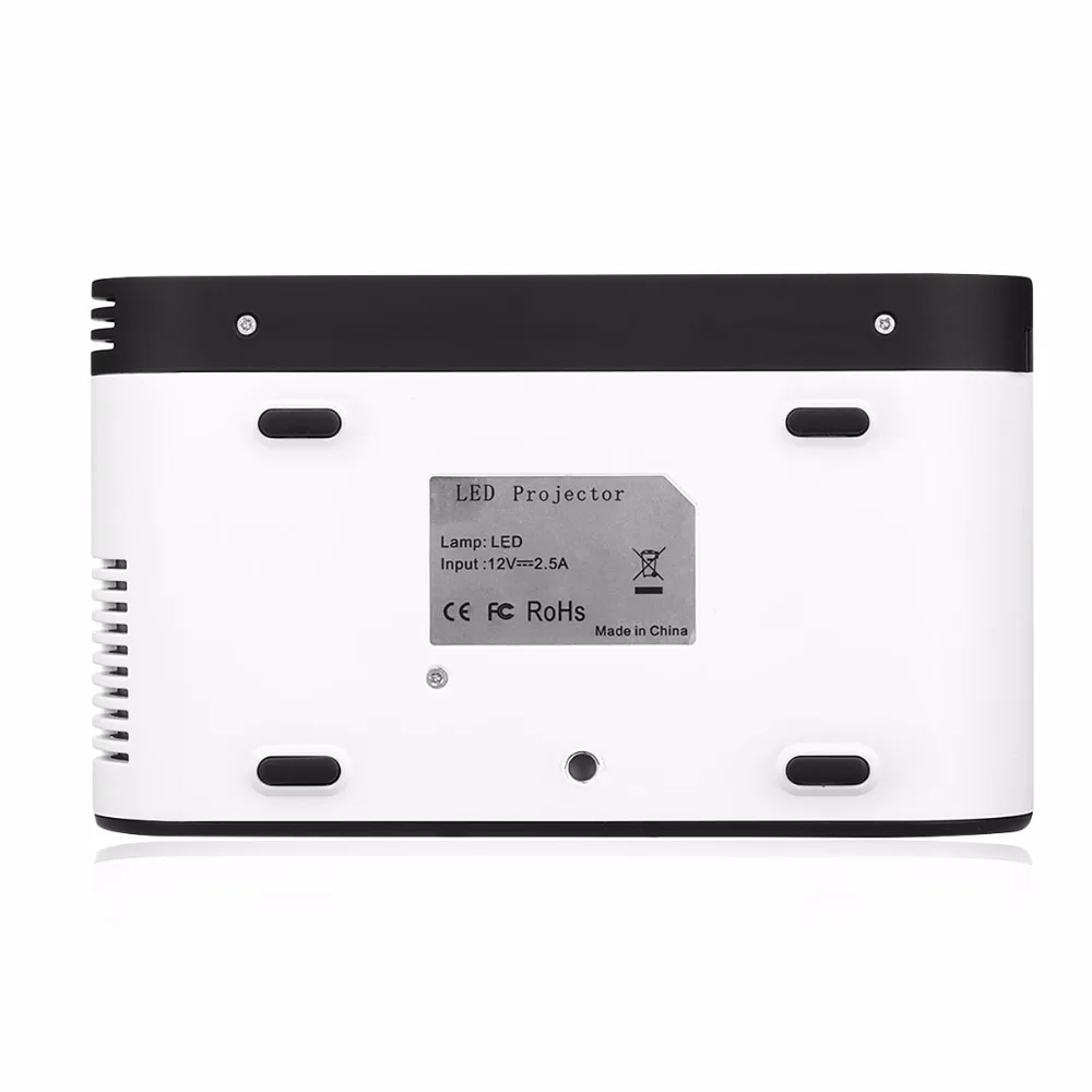 Exquizon P7 Мини Портативный мультимедисветодио дный светодиодный проектор с HDMI USB AV TF