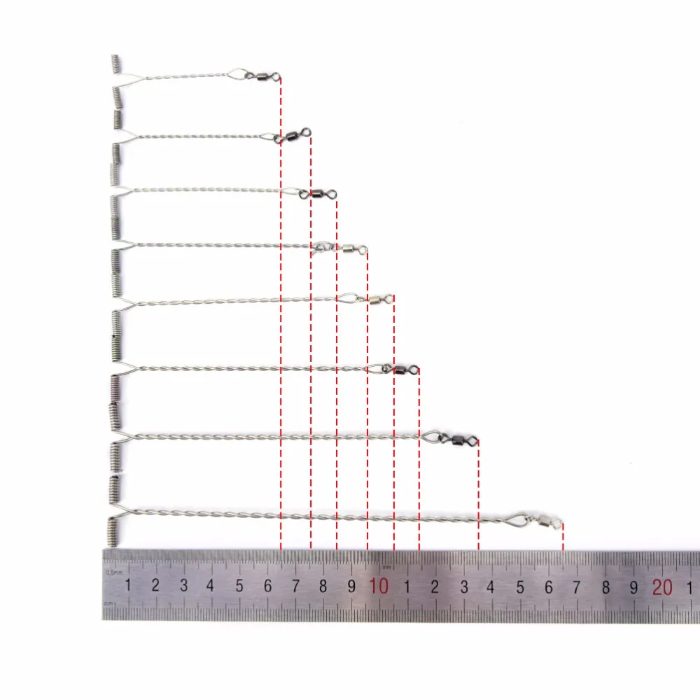 20 шт./упак. для океанской рыбалки баланс буровых установок, крючки, станок и руки разъем на весну-shape форме, благодаря чему создается ощущение невесомости с витой строку рыболовных крючков и руки Длина