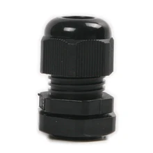 Популярно, 10 шт, PG11 4-8 мм нейлон Жесткий Пластик водонепроницаемый кабельный сальник разъем белый/черный цвет слоновой кости(5 штук бело-5 шт. черный