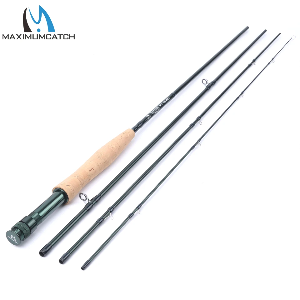 Maximumcatch 4/5/8 Weight Trout Fly Fishing Rod 8.6/9 FT 4 Piece Medium