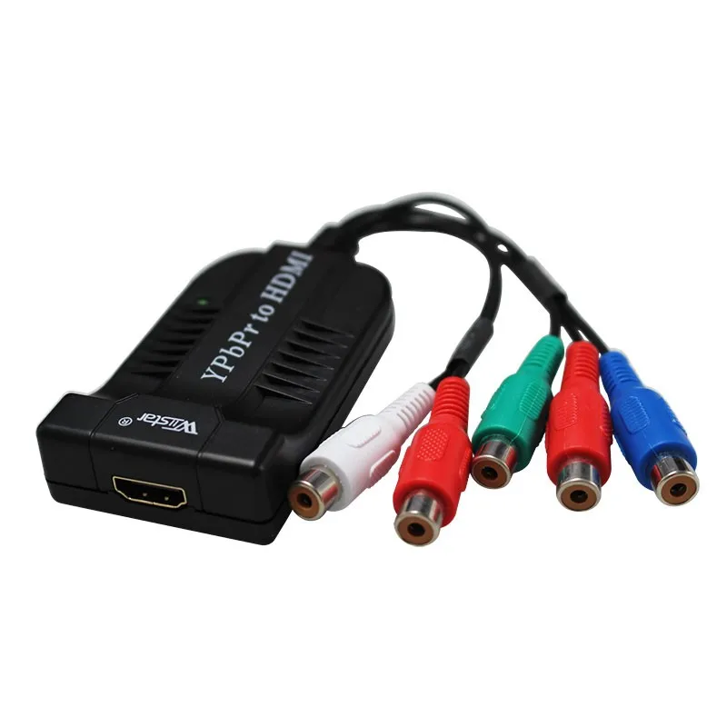 Wiistar 1080p Component Female YPbPr Video +R/L Audio to HDMI Converter Adapter Free Shipping Wiistar 1080p Component Female YPbPr Video +R/L Audio to HDMI Converter Adapter Free Shipping