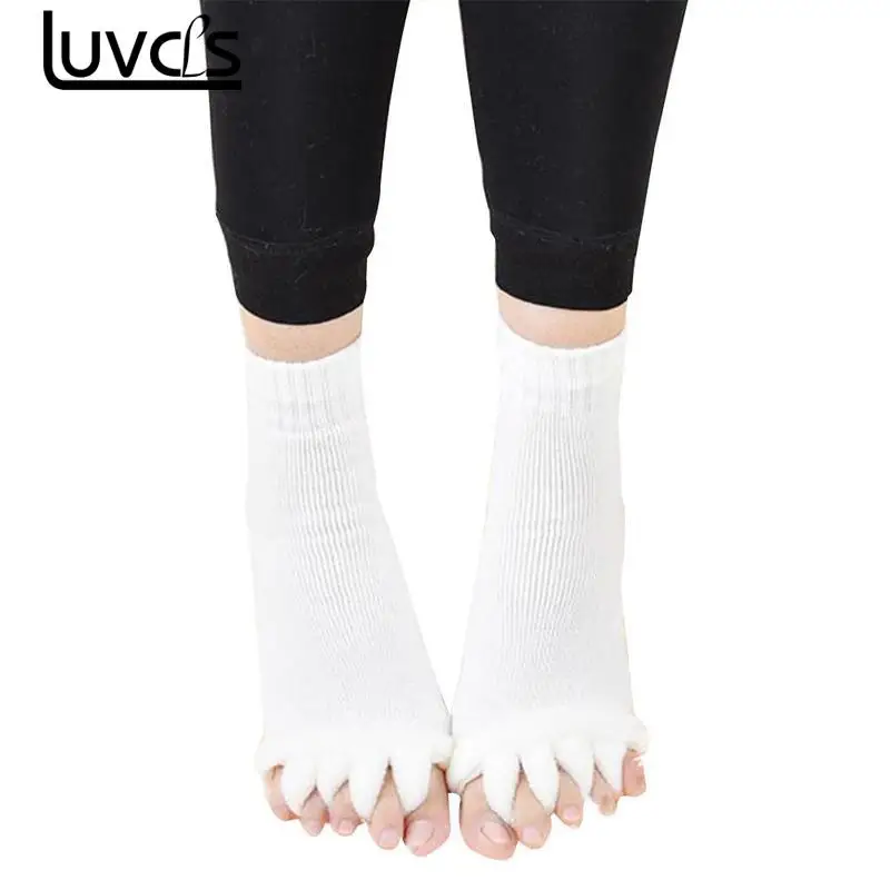 LUVCLS Women Toe Socks Pedicure Socks Pedicure Toe Separators Feet Care