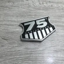 NUEVO METAL 3D TRONCO POSTERIOR 1941 75O ANIVERSARIO EMBLEMA PEGATINA placa FOR JEEP Wrangler Willys 75th Anniversary