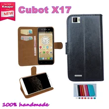 Флип кожаный смартфон скольжению чехол для Cubot x17 чехол крышка Слота Кошелек 7 цветов, Бесплатная доставка