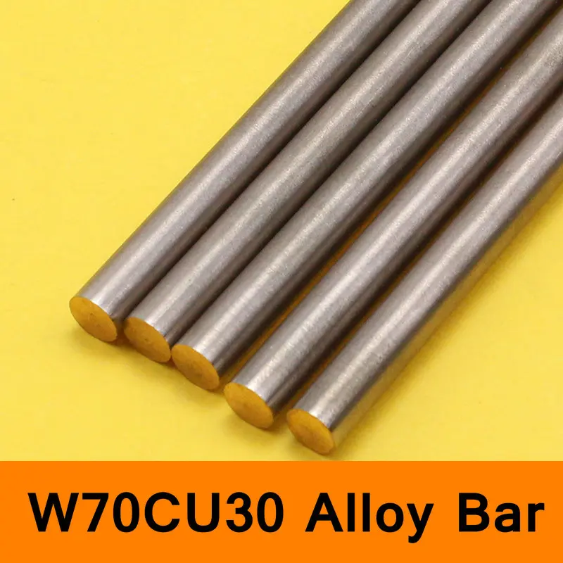 Tungsten Copper Alloy Bar Rod W70cu30 W70 Bar Spot Welding Electrode Diy Material Ce Iso