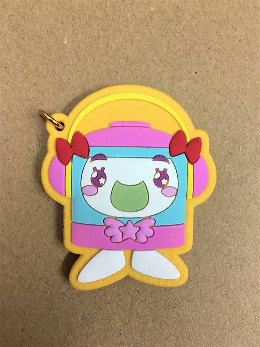 G683 Pripara Original Japanese Anime rubber keychain mobile phone charms strap