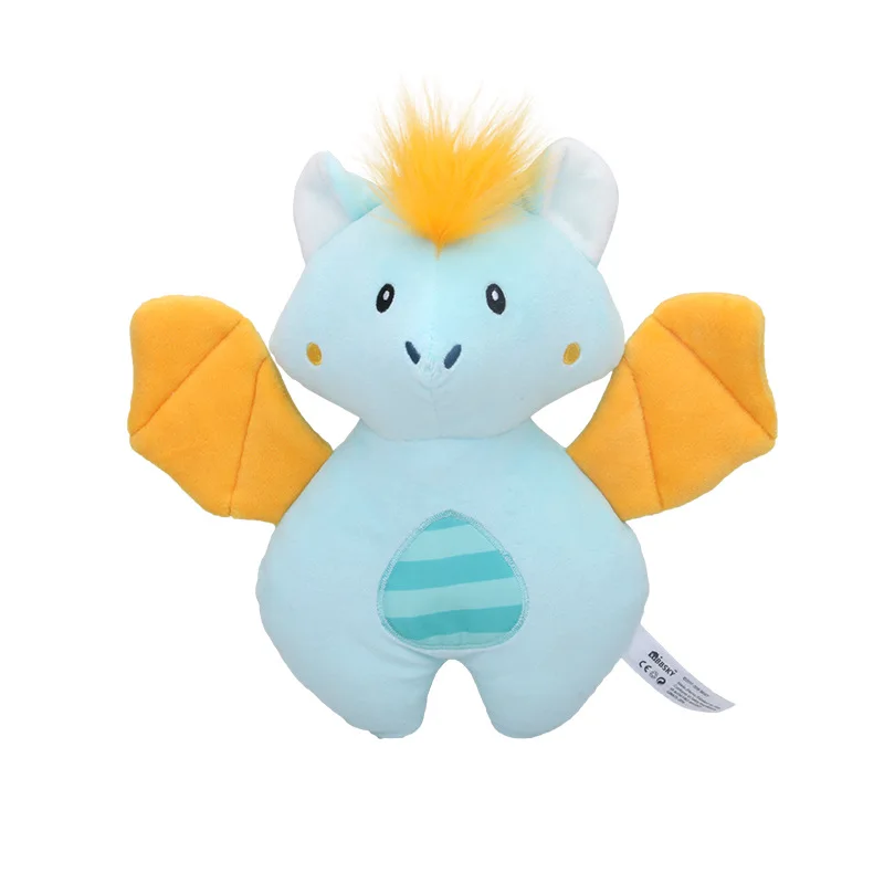 

New cute cartoon animal vocal ring bell butterfly bat baby comfort doll high quality plush baby toy suitable for 0-3 years old