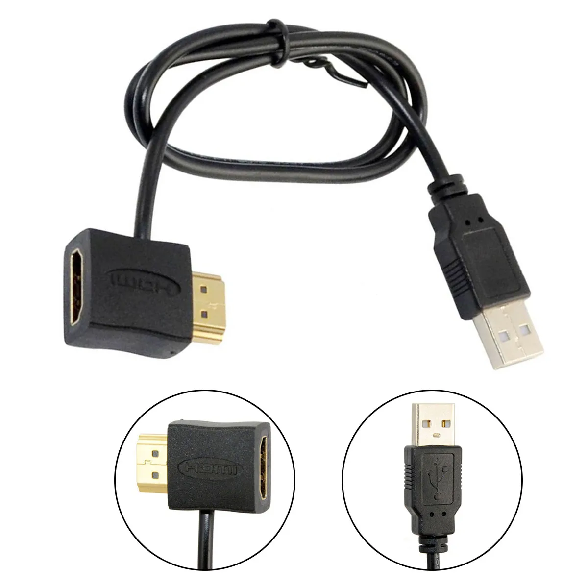 SCLS новый компьютерный кабель 1080P USB 2 0 HDMI адаптер Папа мама удлинитель питания