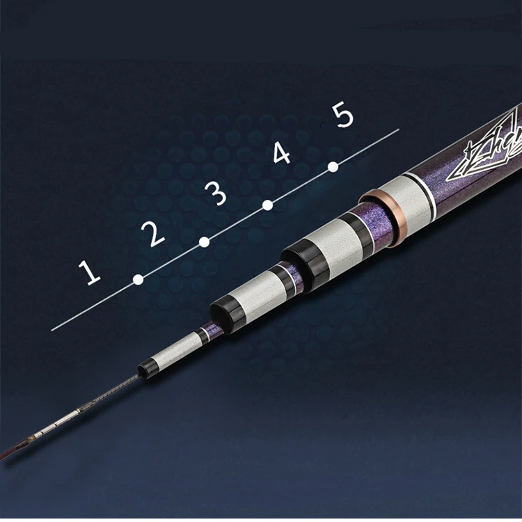 Canne a Peche Vara de Pesca para Peixes Canas de Pesca Equipamento de Pesca Tonalty Superhard Pólo Taiwan Grandes 7.2 m Mão Ultraleve 28 5 h 9 Esporte e Lazer