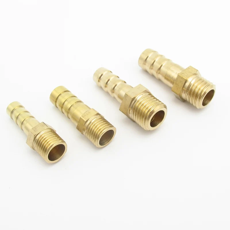 Verakee Yuhong-Conector Manguera 6 mm 8 mm 10 mm for 1//8 Rosca lat/ón BSP Macho Manguera del Accesorio con espigas Codo de p/úas Acoplamiento Adaptador de Conector Conjunto Herramientas de jard/ín
