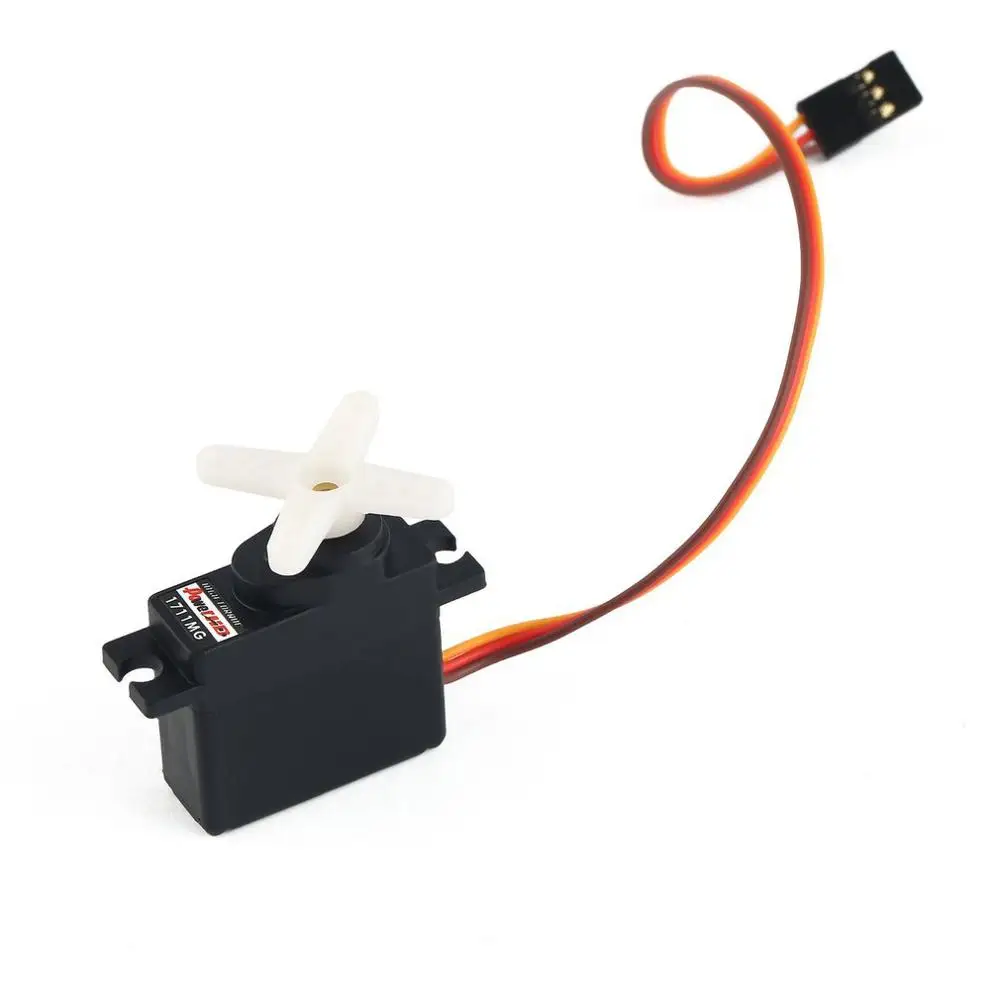 

4PCS Power HD 1711MG 3.5kg Steering Analog Copper Gear Servo High Torque for 1/16 RC Cars Small Foam Fixed Wings