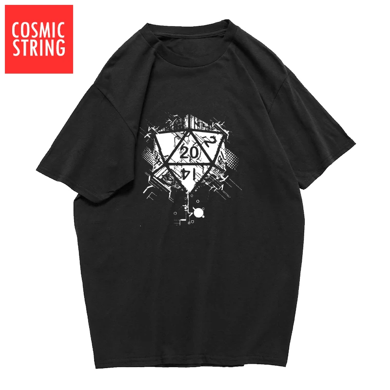 

COSMIC STRING 100% cotton short sleeve cool men t shirt casual summer loose men T shirt o-neck t-shirt male tee shirts