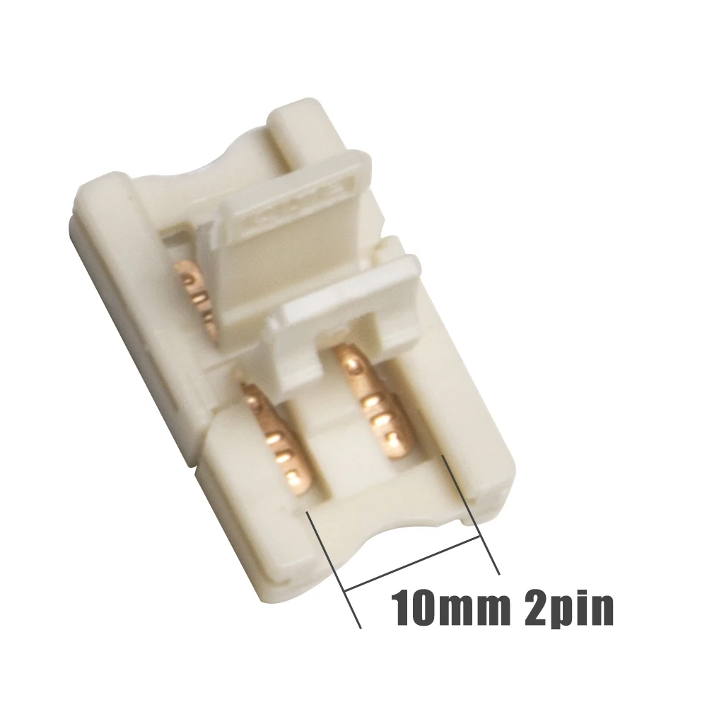 10 шт./лот 2pin 3pin 4pin тонкий LED RGB Разъем проводника для 8 мм терминалы 3528 5050 двойной