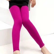 Детские Кашемировые Шерстяные Брюки для Девочки Мягкий теплый Шерсть Детский Подарок на Год Многоцветный Детские Леггинсы для Девочек Теплые Зимние Брюки для Девочек Италия Дизайн