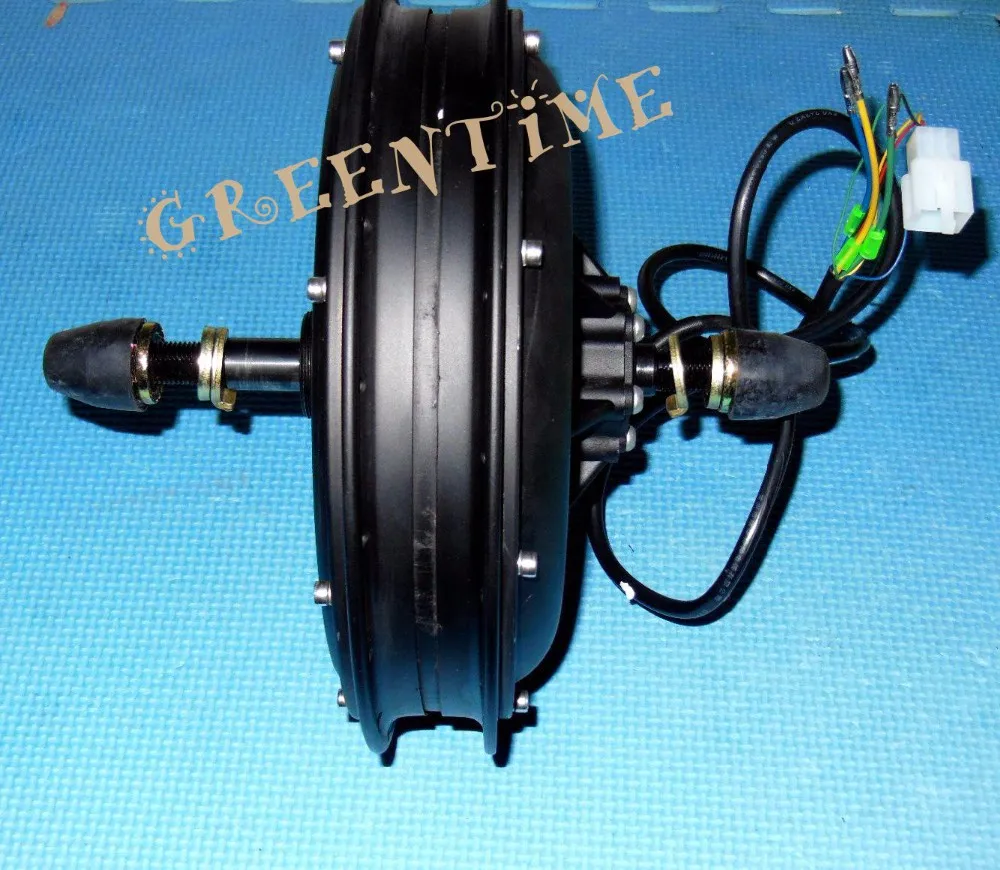 Top E-bike Hub Spoke Motor 48V 1500W Brushless DC Motor for Rear Wheel 135mm dropout size 2