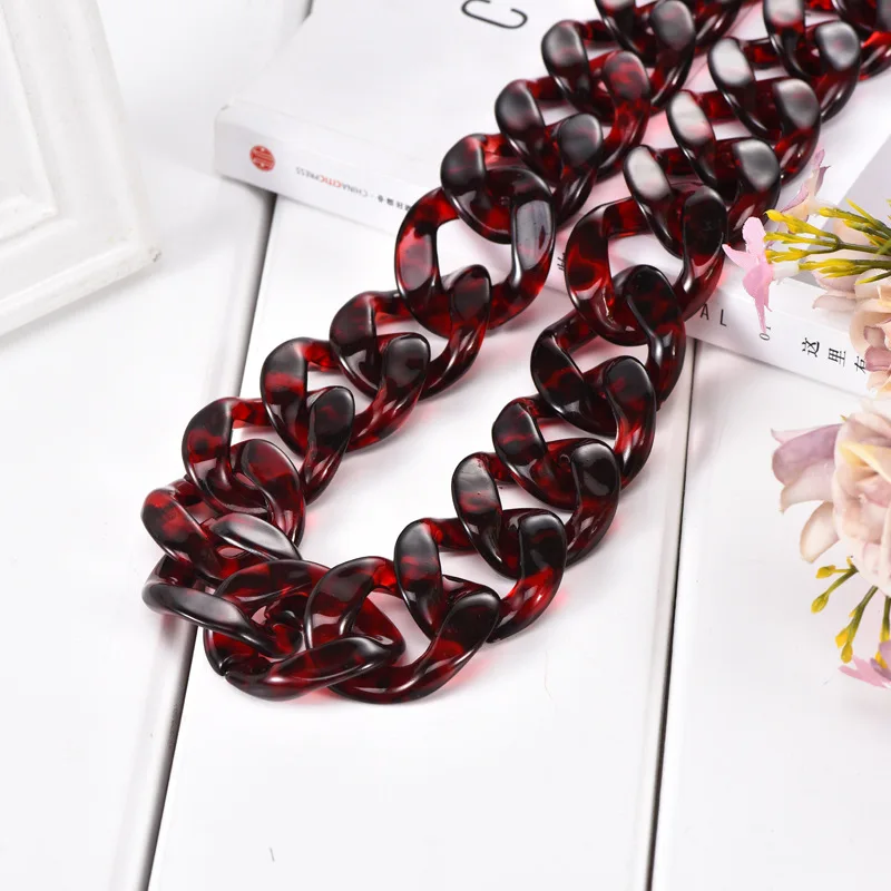 2019 nuevo Manualidades DIY Basteln bricolaje Manualidades Complementos Artesanato Material Acessorios acrílico Cadena de resina de leopardo 2019 nuevo Manualidades DIY Basteln bricolaje Manualidades Complementos Artesanato Material Acessorios acrílico Cadena de resina de leopardo