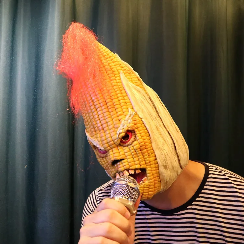 Angry Mr Old Corn креативная маска для Хэллоуина высококачественный желтый головной