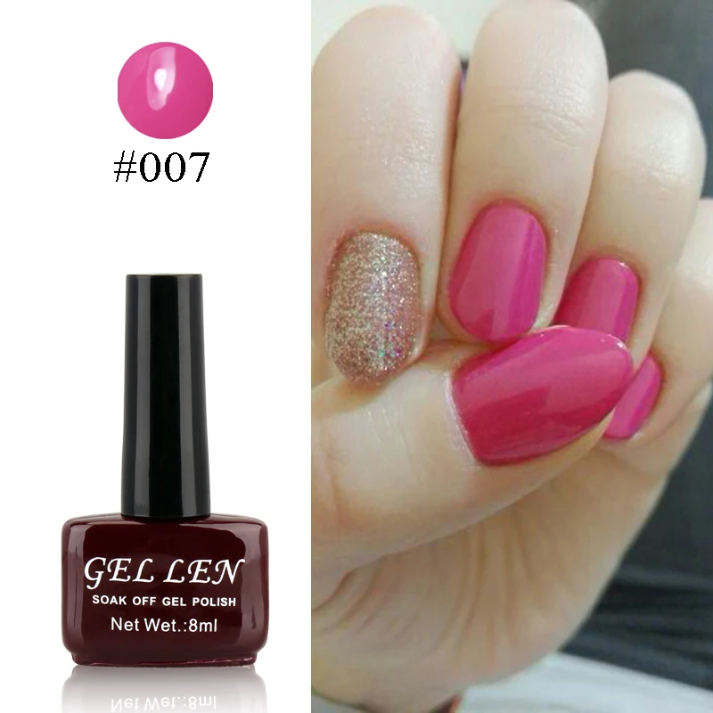 

Gel Len UV Gel Nail Polish 8ml 1PCS 240 Colors LED UV Cured Gel Soak off Nail Art Nail Lacquer