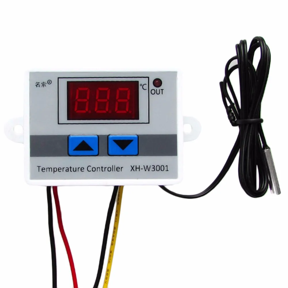 Temperature Controller 220V Digital LED Temperature Controller 10A Thermostat Control Switch