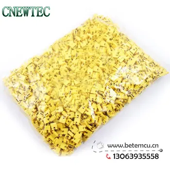 

2000 pcs 2.54mm Standard Circuit Board Jumper Cap ShuntsYellow Short Circuit Cap