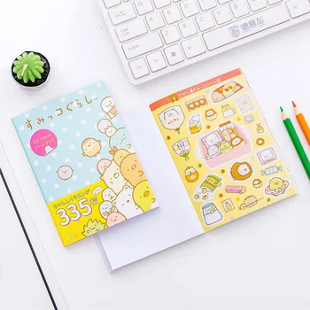 

335Pcs/Pack Japanese Style Cartoon Book Decorative Stickers Scrapbooking Stick Label Diary Album Stickers
