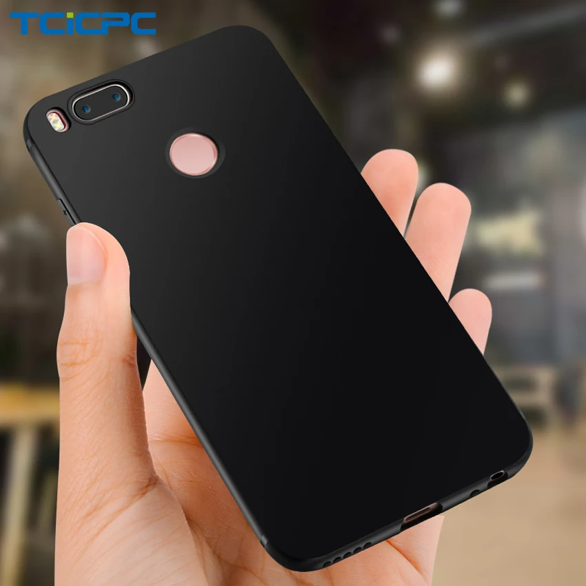 TCICPC для Xiaomi mi A1 силиконовый чехол Роскошные Тонкий матовый ТПУ Мягкий защитный