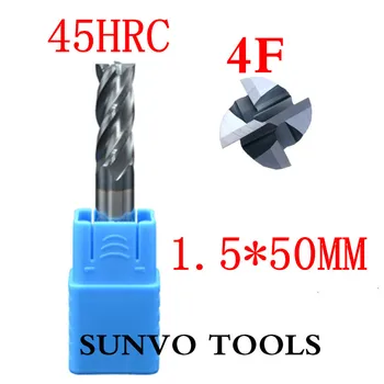 

5pcs/set endmill HRC45 2F 4F Spiral Straight Shank End Mill CNC Lathe Milling Cutter Tools Endmill Router Bits