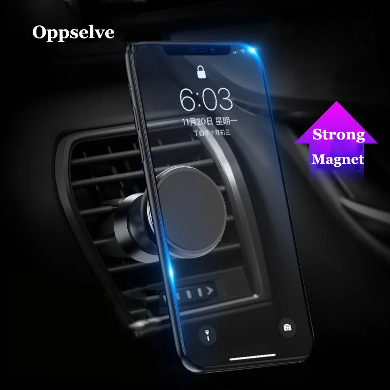 

Oppselve 3 Style Magnetic Car Phone Holder Stand For iphone X XS XR 8 7 Samsung S9 S8 Air Vent GPS Universal Mobile Phone Holder