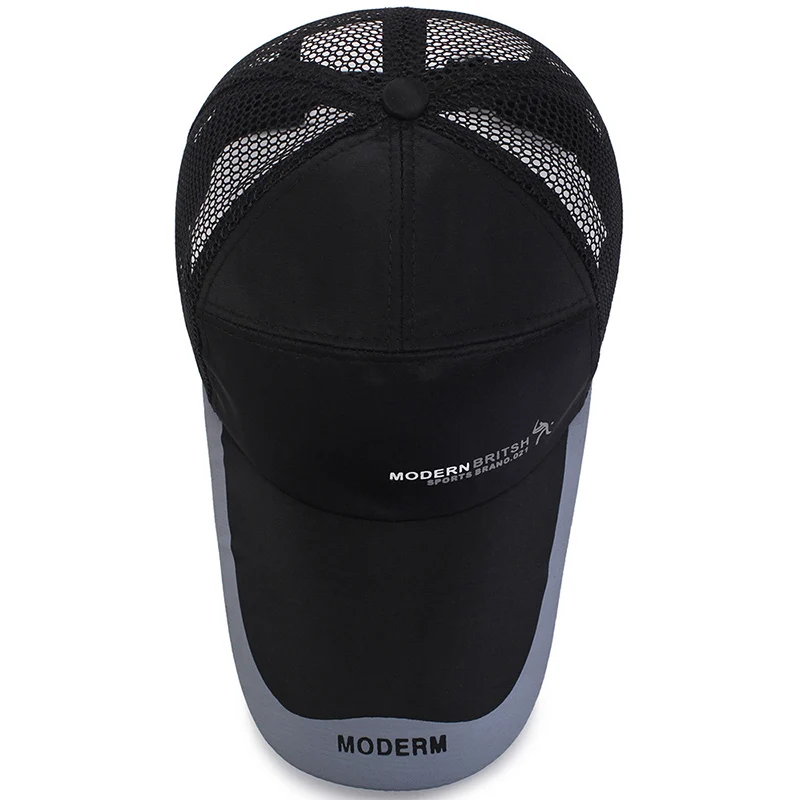 Men Women Golf Sunshade Breathable Baseball Mesh Hat Sport Quick-drying Sunscreen Cap Hip-Hop Adjustable Canvas Fishing Hat P14 5