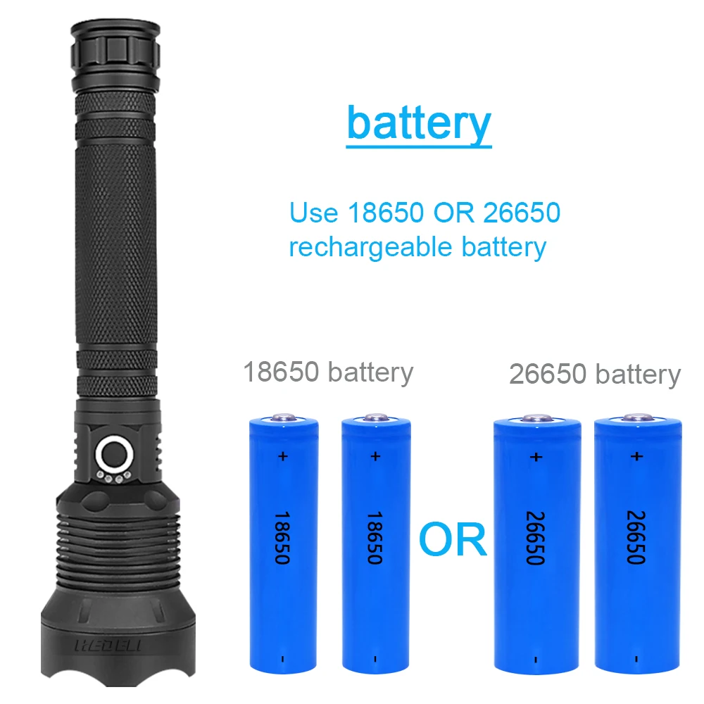 Люменов xhp70.2 самый мощный светодиодный светильник-вспышка с увеличением, светодиодный фонарь, светильник-вспышка 26650 xhp50, фонарь 18650, usb, ручной светильник, Охотничья лампа